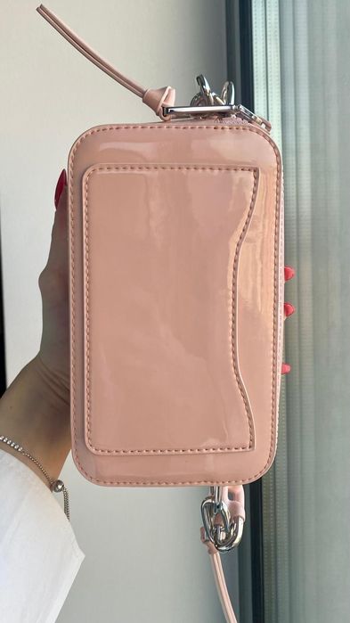 Geanta Marc Jacobs The Snapshot Leather Crossbody Bag Originala