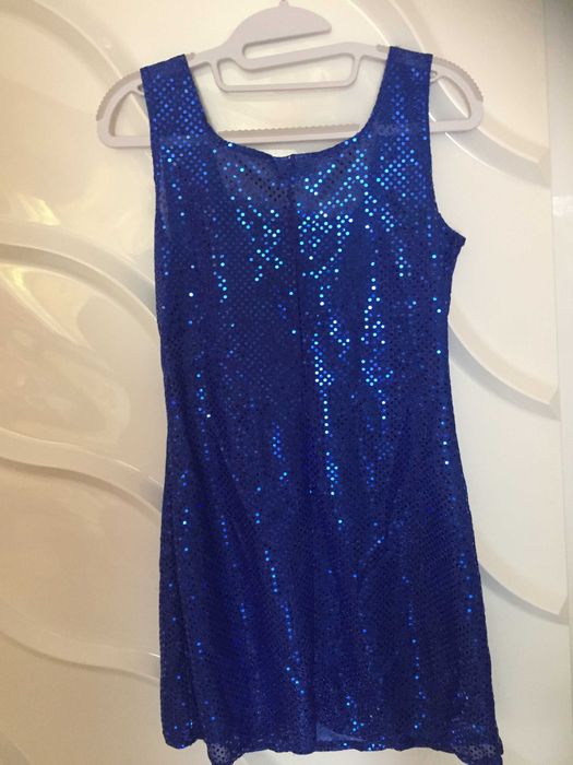 официална синя рокля