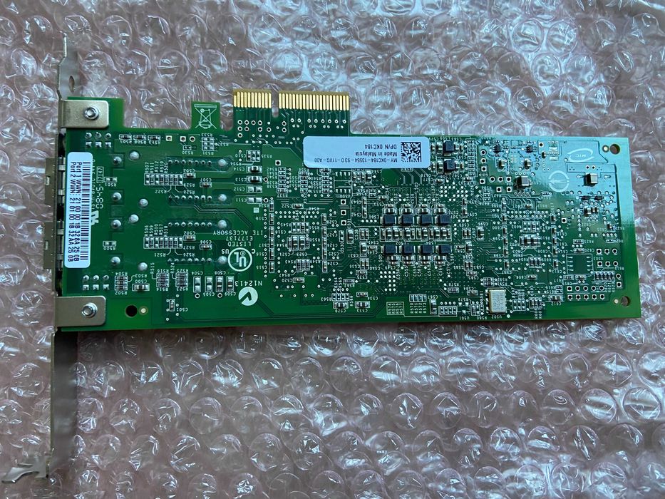 QLogic QLE2462 2-Port 4Gb FC HBA Adapter с вградени SFP трансийвъри