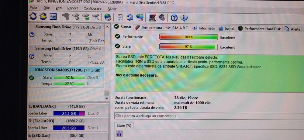 Kingston  SSD 120Gb fuctional
