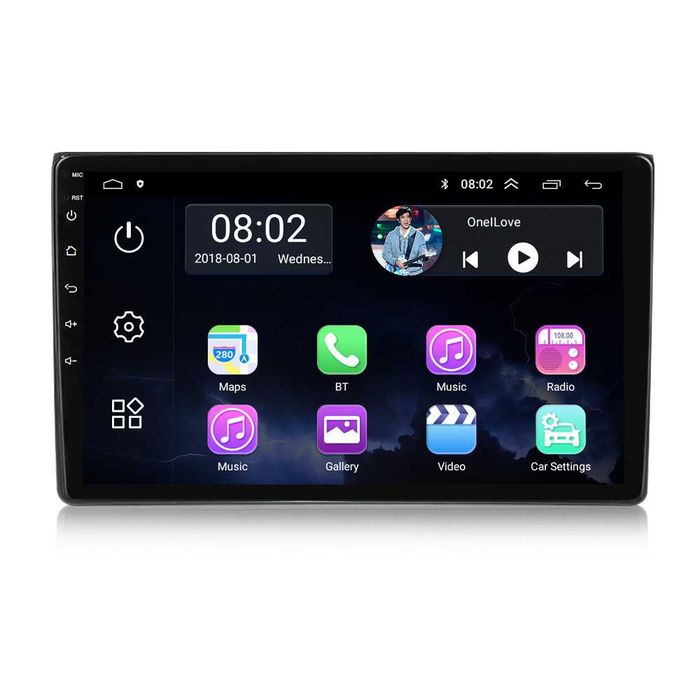 Мултимедия за Audi A4, B6, B7, Андроид, Ауди А4, навигация, WAZE, Carplay, Android Auto, A4 2DIN, 2002, 2003, 2004, 2005, 2006, 2007, 2008, година