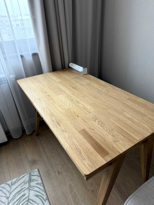 БЮРО ОТ ДЪБ МАСИВ С 2 ЧЕКМЕДЖЕТА БОН 120/65/75 СМ