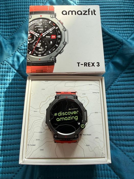 Новые смартчасы Amazfit T-Rex 3