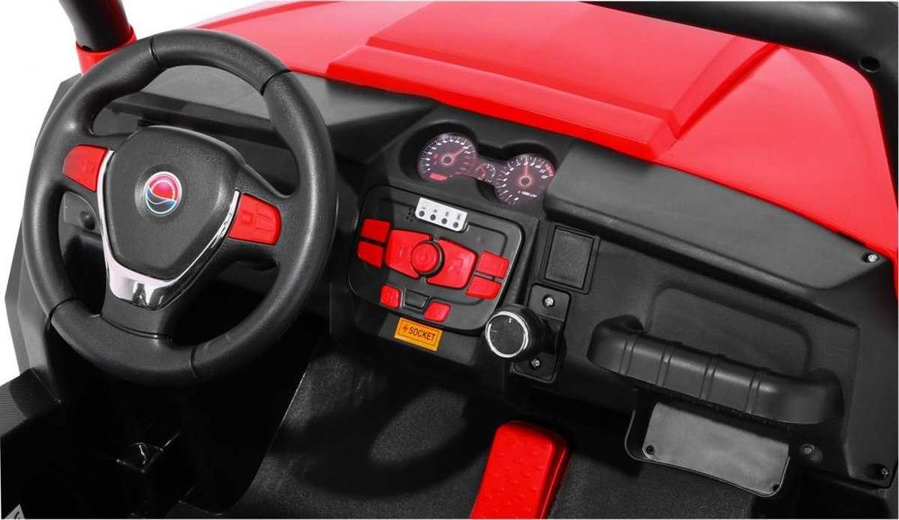 Masinuta electrica 4x4 Premier V-Twin, 12V, 2 locuri, roti cauciuc EVA