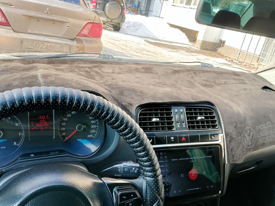 Накидка на панель алькантара