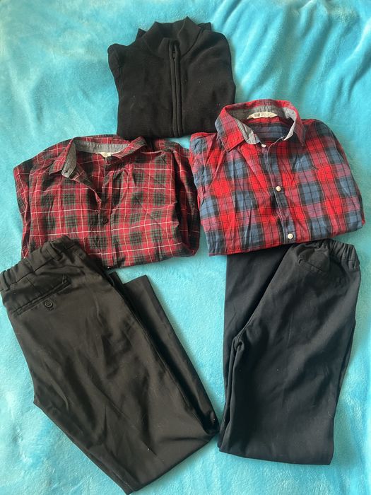 Официален сет - панталон, риза, жилетка за момче, размер 152см