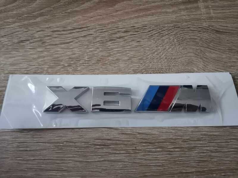 BMW X6M сребриста емблема лого