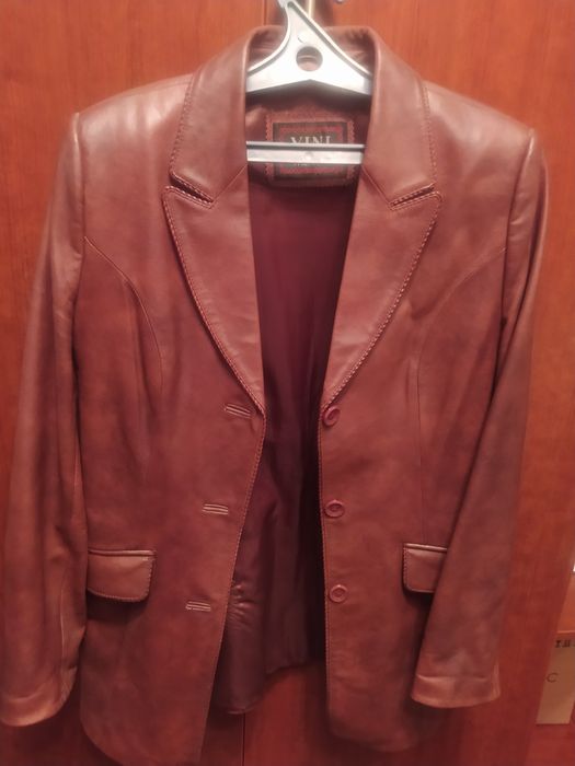 Пиджак натуральная кожа