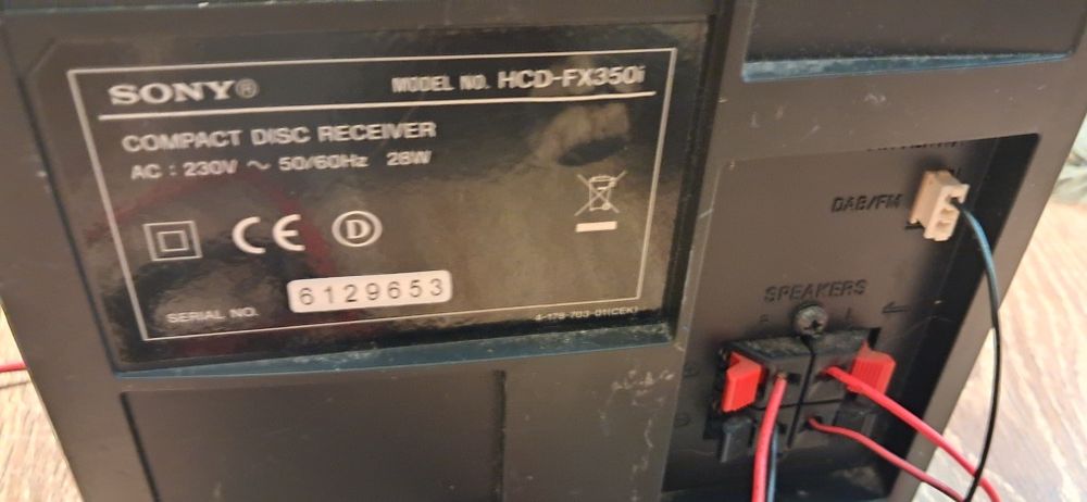 Microsistem hi-fi Sony HCD -FX350i