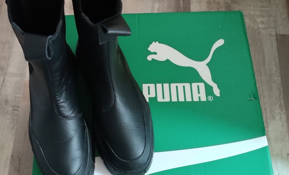 PUMA Боти Челси,кожа,EU38,като Нови