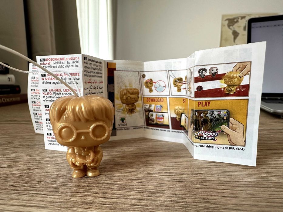 Harry Potter, Golden  KINDER JOY Quidditch 2024 VT 401