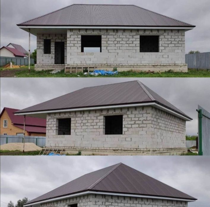 Кровельные работы с большим опытом.