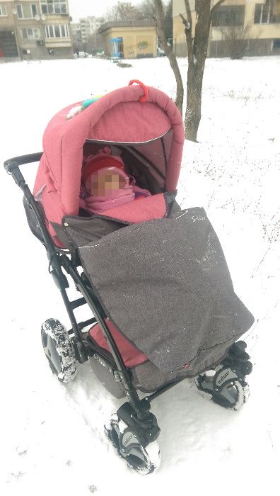 Бебешка количка Adbor S-line Denim