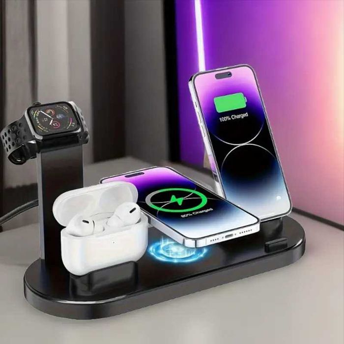 Incarcator wireless/statie de incarcare wireless 4 in 1