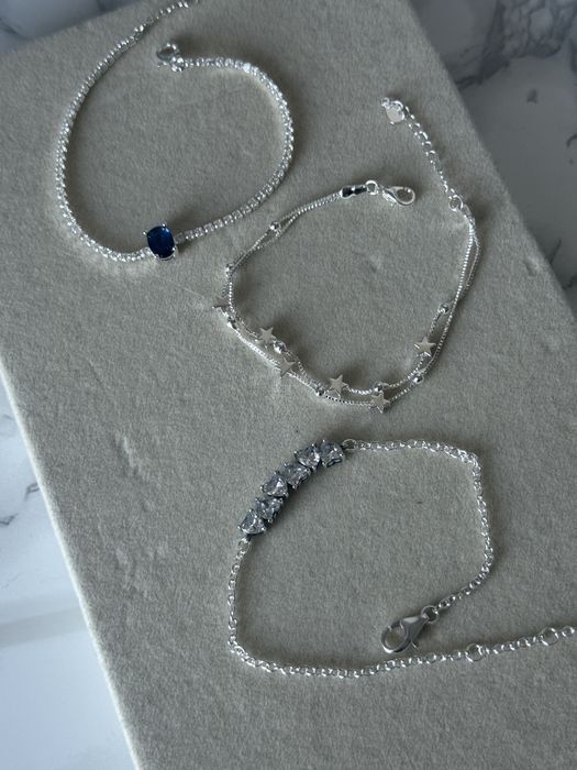 Set de 3 bratari silver 925 new new