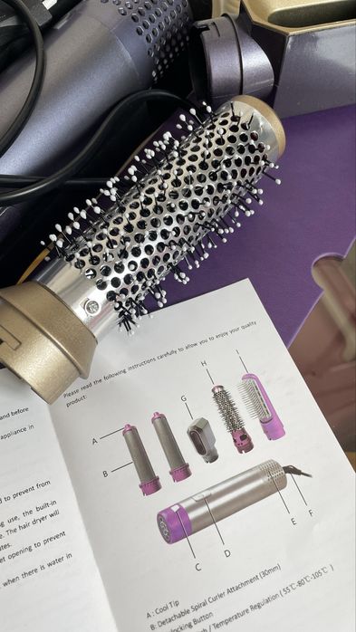 Фен, пять насадок