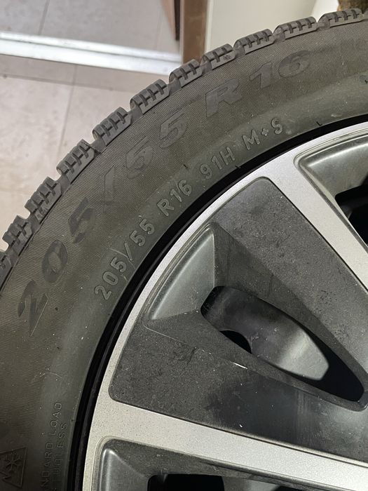 Roti jante anvelope vw 5x112 205/65/r16 iarna aproape noi prielli m+s