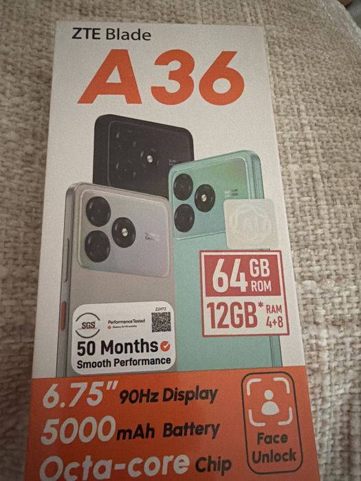 Zte blade A36 новый