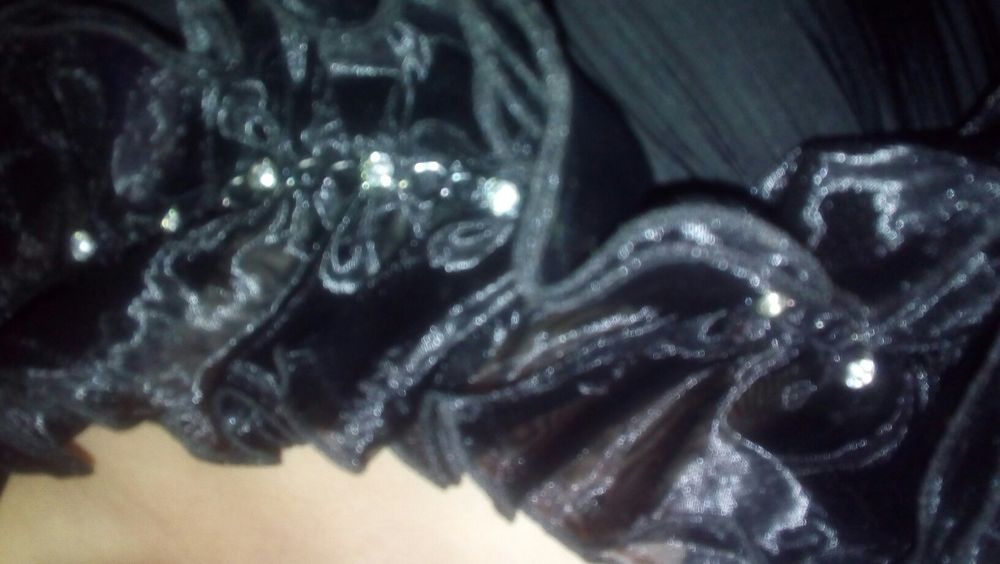 Платье черное с шарфом разм S.