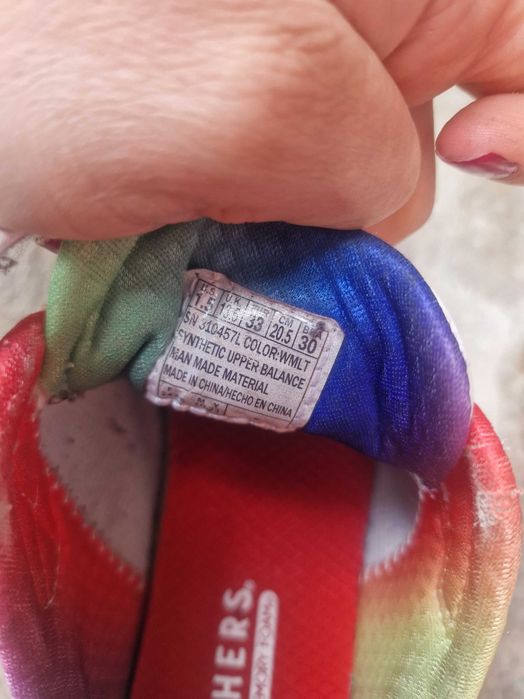 Детски бели кецове Skechers и Хари потър