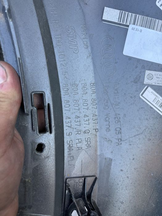 предва броня за audi q5 sline 80A807437P