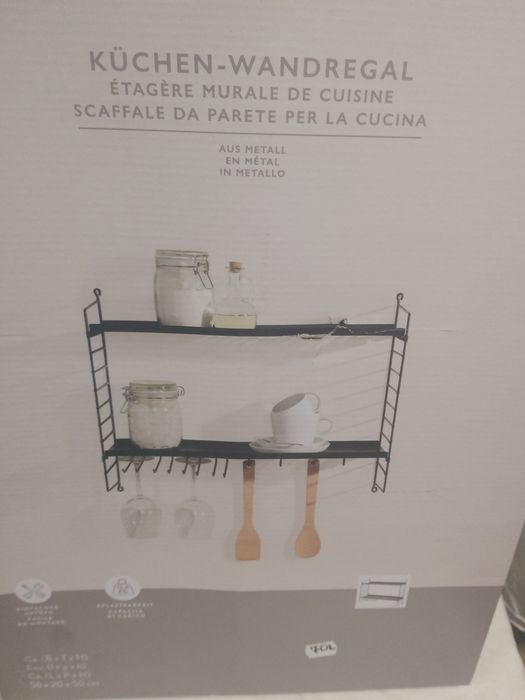 Raft suspendat pentru bucătarie