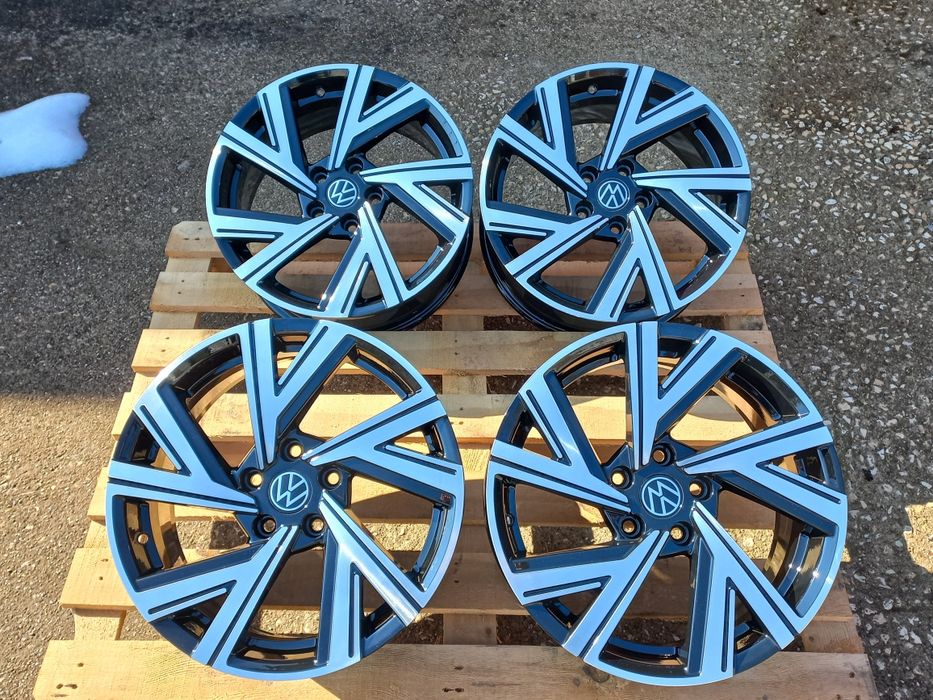 17"Vw 5х112 Golf Gti Gtd Passat Touran Caddy 7.5ж ет40 Чисто Нови