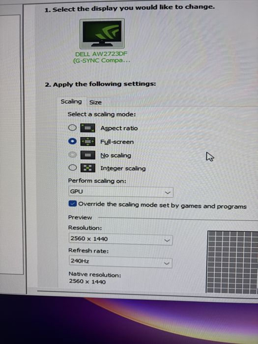 Monitor Alienware AW2723DF 27 inch