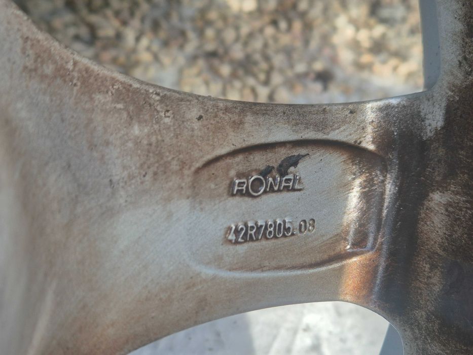 4 алумивиеви джанти RONAL 17", 5X112  с гуми 225/45R17