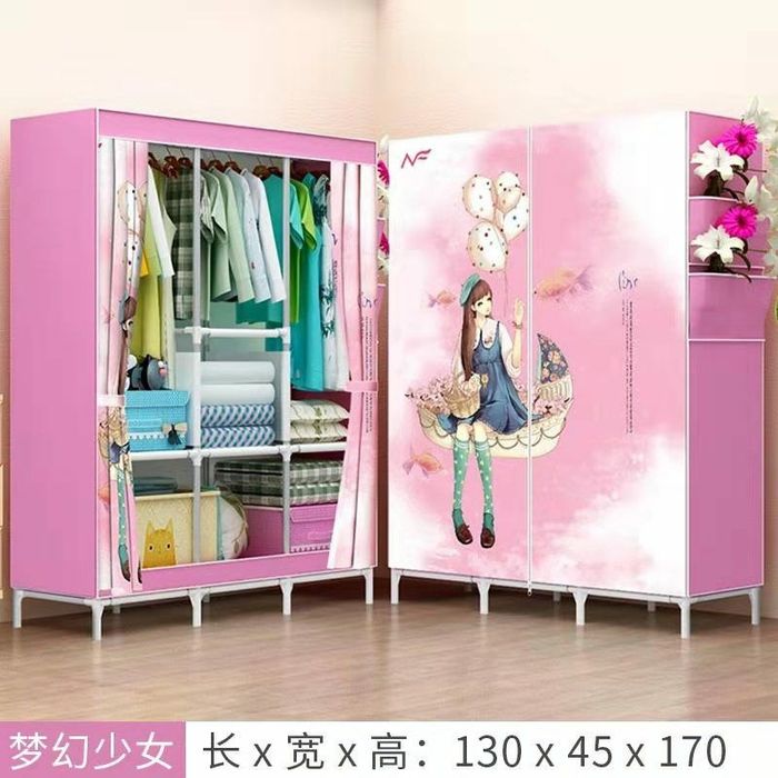 Тканевые шкаф.130х45х170