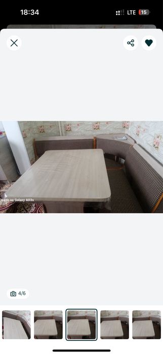 Кухонный уголок стол стуля