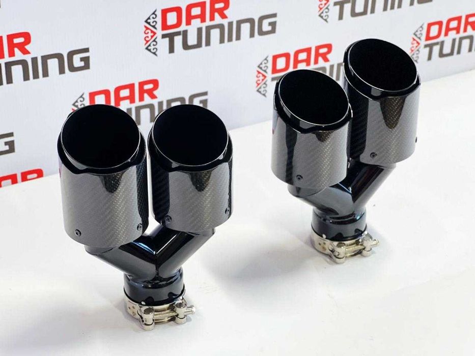 Насадки глушителя BMW M carbon