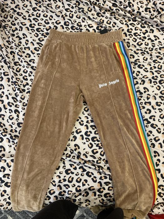 Compleu palm angels , rainbow chenille Beige