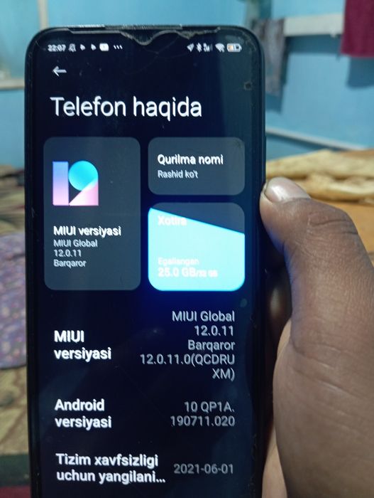 Redmi9a kafolati bilan zudlik bilan sotiladi