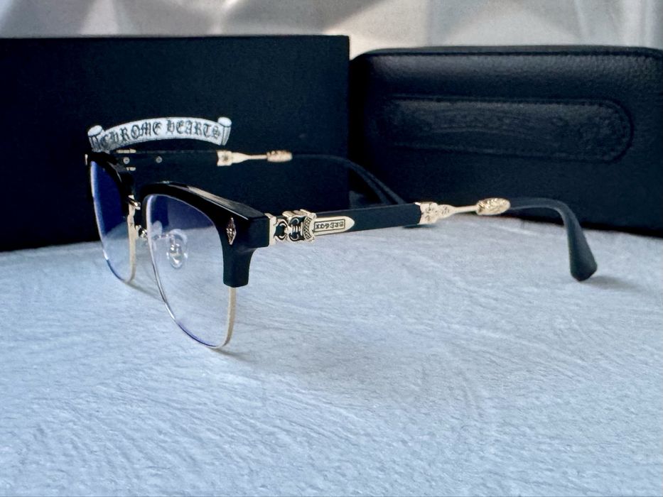Очила за компютър Диоптрични рамки прозрачни слънчеви chrome hearts