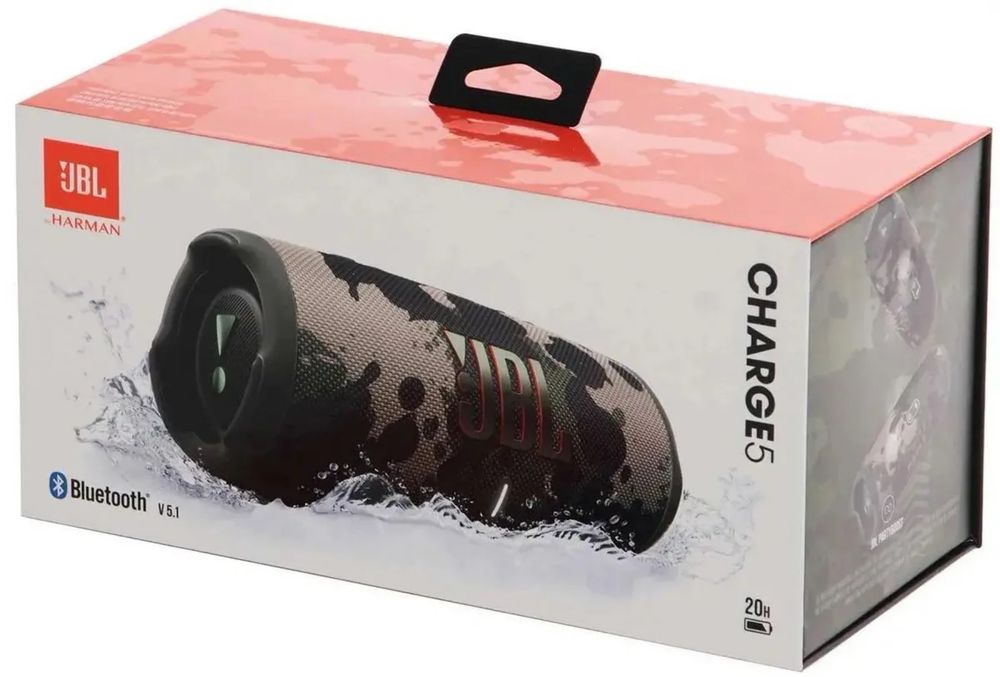 JBL Charge 5 — портативная Bluetooth‑колонка.