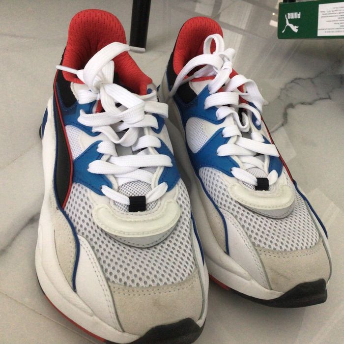 Puma white lapis blue