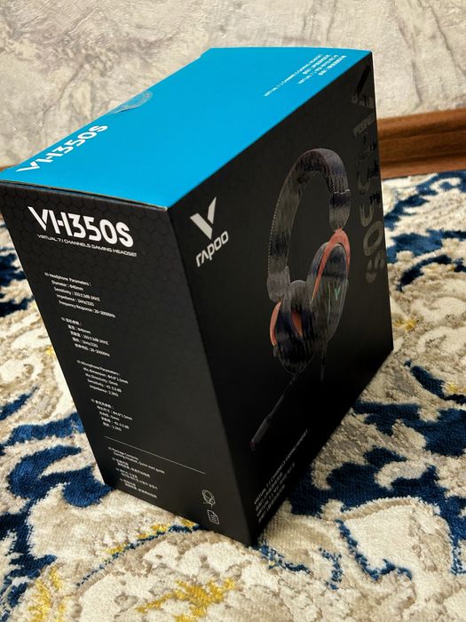 Новые игровые наушники Rapoo VH350S (Запечатанные, 7.1 звук)