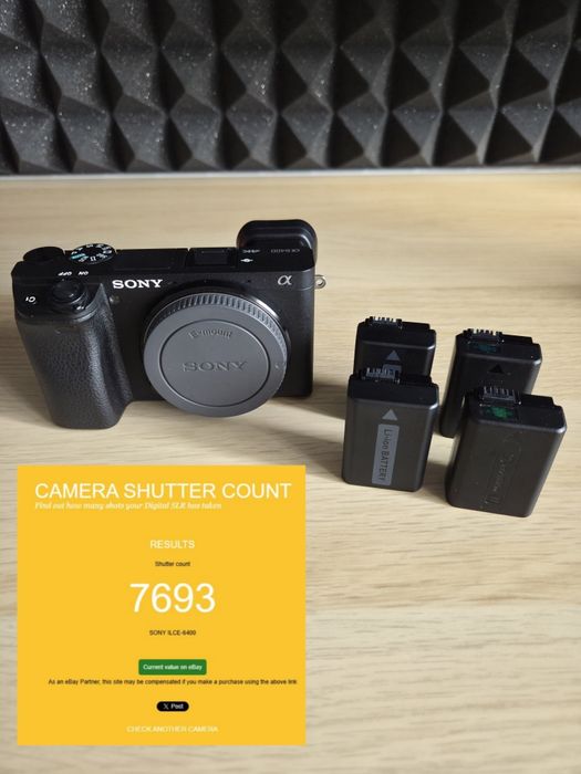 Sony A6400 Body - Stare impecabilă + Accesorii