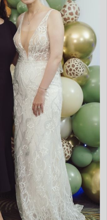 Rochie mireasa ,curatata ,este ca noua!