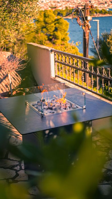 Модерна дизайнерска маса - Огнена маса Engasco Slava Low