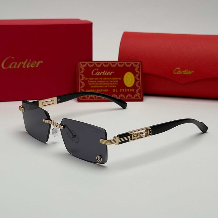 Правоъгълни Слънчеви Очила  Black Limited Edition New Colection UV400 CE Премиум дизайн
