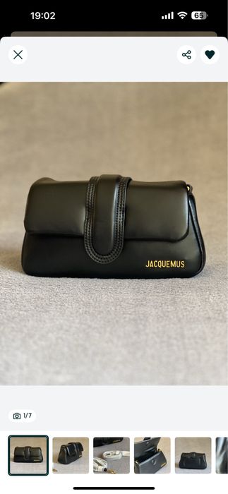 Черна чанта jacquemus