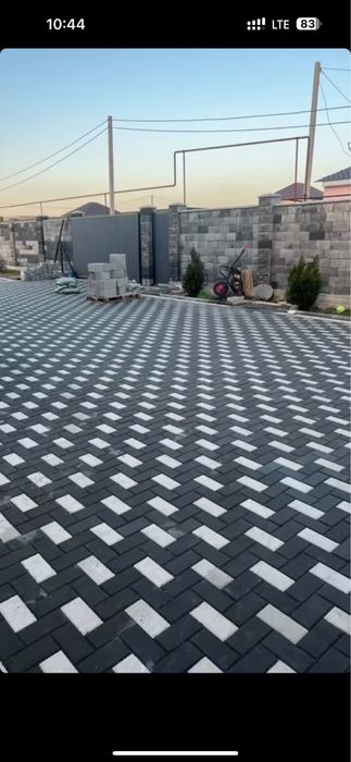 Укладка брусчатки