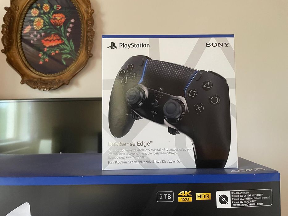 Ps5 pro full Set cu garanție+controller edge în stare foarte bună