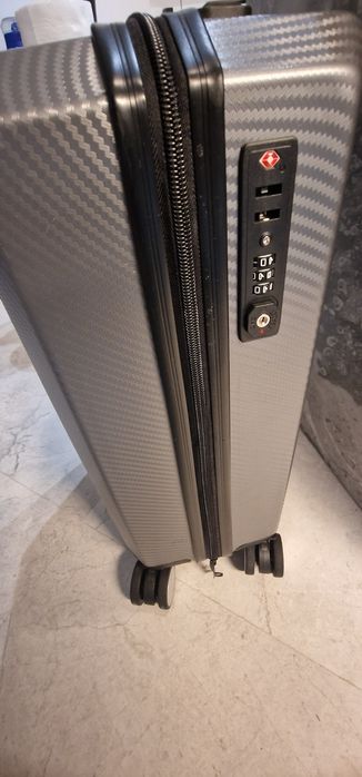 Черен ноември! КУФАР С КОЛЕЛЦА NASA, ултра лек, поликарбонат, размер S