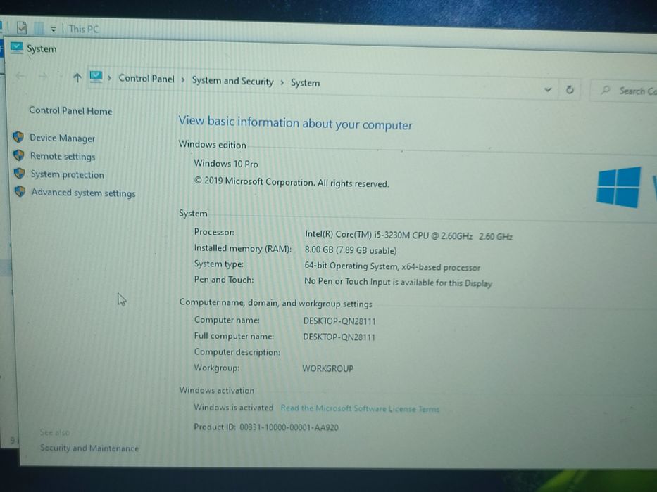 Laptop Gaming Samsung 350 - i5-3230m(4cpu)/ 8Gb/ SSD/Video Dedicat 2gb