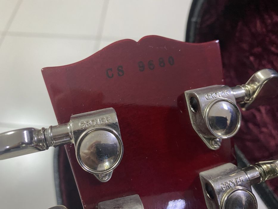 Gibson Les Paul Custom Shop Elegant (1999, AAA++ top, Abalone)