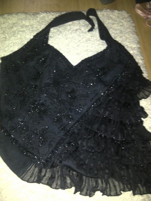 top gala brodat margele Ralph Lauren lux club elita S-M