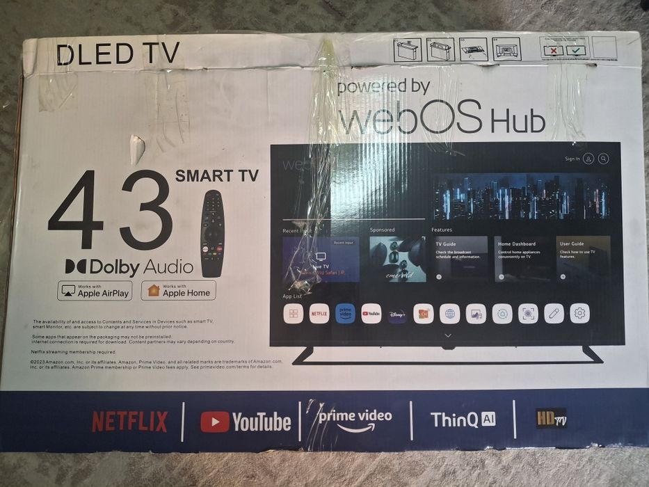 Продам новый Smart TV 43
